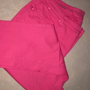 Talbots Slim Ankle Curvy pants in pink